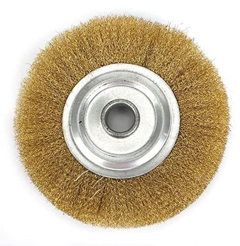 SPORTARC 5 spazzola d'ottone pura della ruota del filo di rame di 125mm per lucidatura del metallo della smerigliatrice del banco