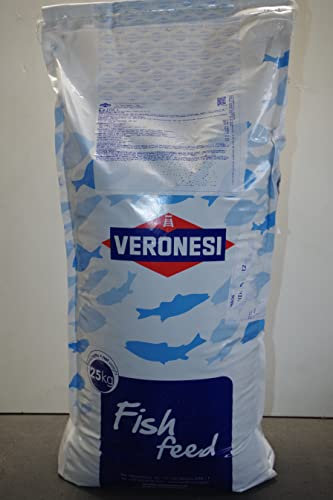 Mangime in pellet per pesci d'acqua dolce affondante da 3 mm in sacco da 25 kg ideale per i pesci da compagnia ma da usare anche per la pesca sportiva