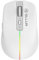 TELLUR Mouse senza Fili con Click Silenzioso, Ricaricabile, Nano Ricevitore USB 2.4 Ghz, Mouse Wireless con Click Silenzioso, 1600DPI, Banda Luminosa RGB, Design Sottile e Leggero da Portare (Bianco)