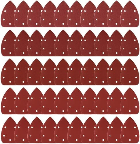 40X Mixed Mouse Sanding Sheets For Black and Decker Palm Sander Pads Sandpaper 60 80 120 240 Grits