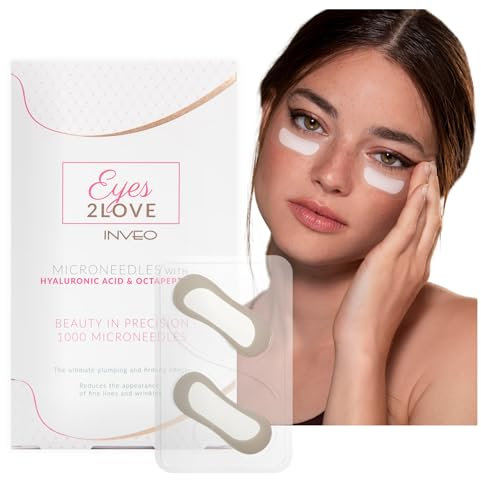 Cuscinetti per gli occhi, con microneedling acido ialuronico, patch idrocolloide, patch antirughe