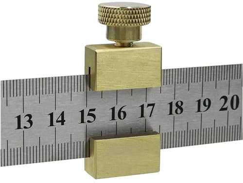 Endmaß-Set, Holzbearbeitungslineal, Begrenzungsblock, Architekten-Zeichenlineale, Positionierer, Positionierer, Messanschlag, Handwerker, Maschinisten Für Fräser Und Holzbearbeitung