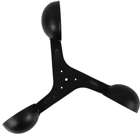 COOPHYA Ersatz Anemometer Windgeschwindigkeitssensor Mit 3 Bechern Aluminiumgehäuse Für Wetterstation Außendekor Windmessung Gewerbe Und Gewächshaus