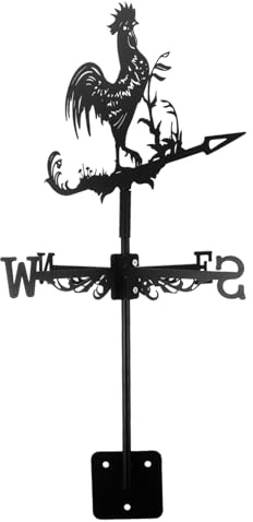 TOYANDONA Girouette Fer Girouette Décorative Indicateur De Direction du Vent pour Jardin Terrasse Ou Cour