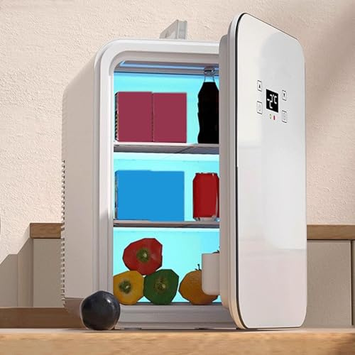 Ghiacciaia Mini Frigo Auto Frigorifero Portatile Da 10L/16L/18L Con Maniglia E Display Digitale Da -20°C A 60°C for Auto, Uffici E Camere Da Letto 12V/24V/220V(26 * 21 * 32cm)