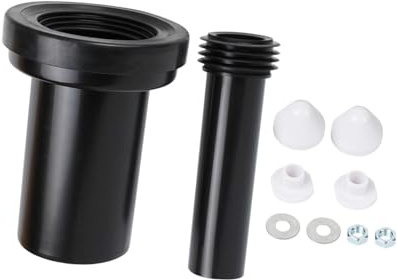 KESOTO Tubería de desagüe del inodoro Conjunto de conector de inodoro Accesorios de baño de instalación, Type B