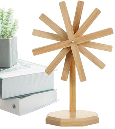 Sottopentola in Legno - Sottopiatto a Forma di Mulino a - Base Isolante per Ciotole | per Tazze Teiere Padelle Pentole Cucine Soggiorni Hotel Ristoranti Chef