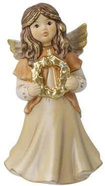 Goebel Weihnachtsdekoration Engelsfigur aus Porzellan hergestellt, Maße: 15 cm x 8.5 cm x 8.5 cm, 41-634-07-1