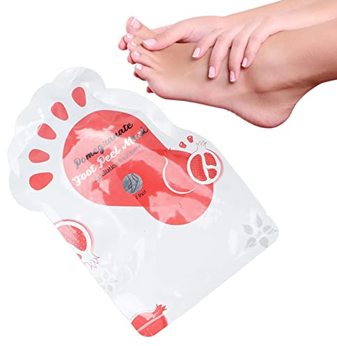 Mascarilla para Pies Peeling, Granada Mascarilla para Pies Peeling Spa para Pies Cuidado de Pies para Mujeres Mascarilla para Hombres Y Mujeres Exfoliante, Pies Suaves Y Suaves Al Tacto