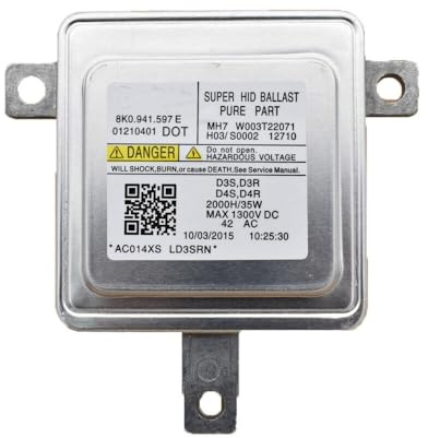 O-NEX Xenon D3S D4S 35W HID Ballast 8K0941597E Factory OEM Direct Replacement Control Unit Module for Audi VW
