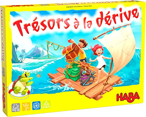 HABA - Schätze beim Driften – Gesellschaftsspiel – EIN Spiel zum Gleichgewicht und Stapeln – 3 Jahre und mehr – 306700