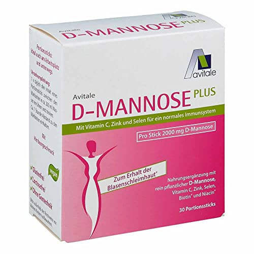 D-Mannose Plus 2000 mg mit Vitamine und Mineralstoffe Sticks 30X2.47 g