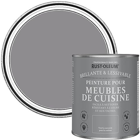 Rust-Oleum Purple Kitchen Cupboard Paint in Gloss Finish - Iris 750ml