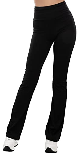 Toocool Pantaloni Donna Zampa Flare Campana Fitness Tuta Basic Sportivi H908
