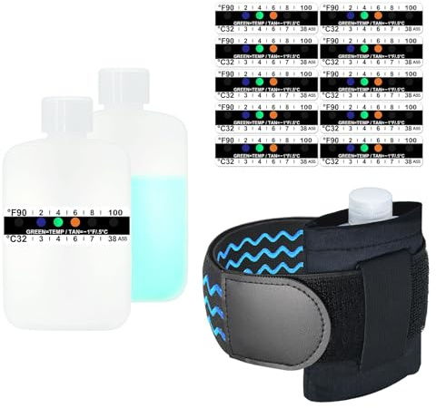 Urine Test Complete Kit - Smaller 3oz Translucent Empty Bottle, Non-Falling and Hi-Stretch Hidden Leg Strap, Urine Test Temperature Strips and Velour Lining Sample Bag, Urine Test Practice Kit at Home