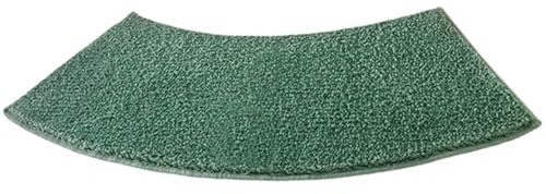 Ysaca Curved Shower Mat,30x100cm Curved Bath Mat,Non-Slip Shower Mat Outside Shower,Water Absorbent Corner Shower Mat for Laundry Room Shower (Green)