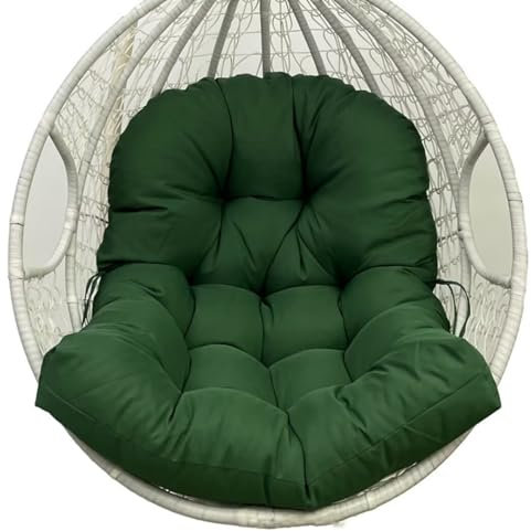 Hängesessel Kissen, Ersatzkissen für Hängesessel, Bankauflagen für Gartenmöbel, Outdoor Hängekorb Polster, Hängesessel Kissen für Hängesessel, Schaukel Korb, Gartenstuhl-Kissen Hängestuhl, Dunkelgrün