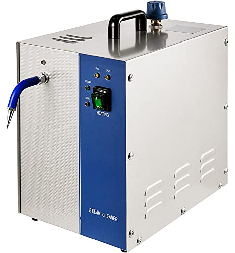 Qiang Limpiador a Vapor Profesional para Joyería,Máquina Limpiadora a Vapor para Joyería 1300w,Vaporizador De Alta Presión De Acero Inoxidable Confiable para Estudios Joyerías,4L