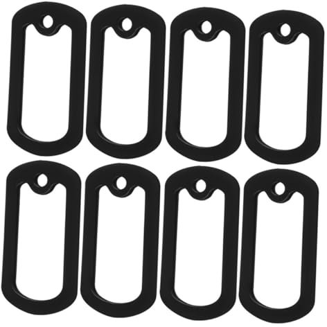 COLLBATH 8 Stücke Geräuschdämpfende Schutzhülle Aus Weichem Material Zum Abdecken Von Metallanhängern Für Haustierzubehör