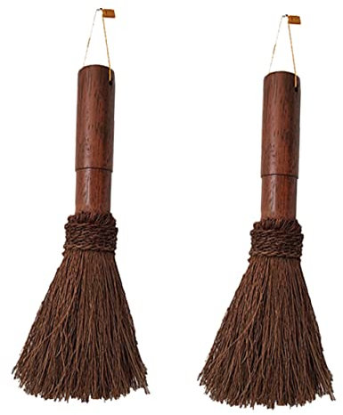 Garneck Coconut Fiber Pot Brush Cleaning Brush for Wok Pan Kitchen Cleaning Tool Heat-Resistant