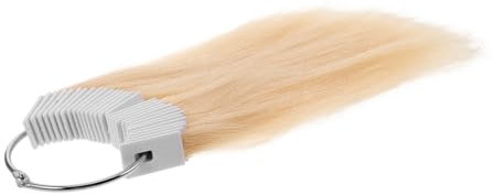 FOMIYES Haarfarbe Testset 30 Stück Echthaar Strähnen Farbkarte Friseurbedarf Übung Für Friseurschüler Styling Und Farbtonprobe