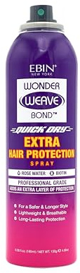 EBIN Wonder Weave Bond Quick Dry Extra Haarschutzspray, Rosenwasser & Biotin, 180 ml
