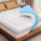 Dochair Topper, Memory Foam Matratze 140x200cm, 10cm Höhe Gel Topper mit 2,5cm Waschbarem Flauschigem Matratzenauflagenbezug Bezug und 7,5cm Gelschaum, Härtegrade H2
