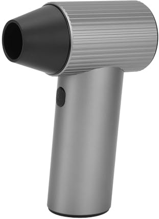 Jectse Soplador de Aire Eléctrico, 90000 RPM, Velocidad de 45 M/s, 3 Velocidades Ajustables, Plumero de Aire Eléctrico Recargable con Motor sin Escobillas de 40 Mm, para Limpieza de