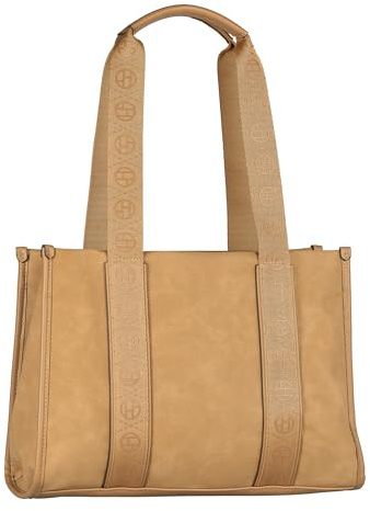 TOM TAILOR Yara Damen Shopper Umhängetasche Reißverschluss Groß