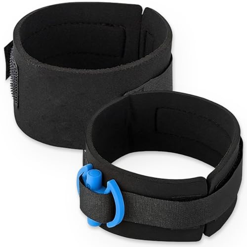 DIFLAX 2 Pezzi Cinturino Caviglia Triathlon, Fascia Porta Chip Cronometro, Supporto Temporizzazione Regolabile, Impermeabile, Per Nuoto, Ciclismo E Corsa