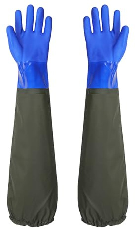 Practical Drain Cleaning Gloves Pond Long Rubber Work Non Slip And Waterproof Gloves