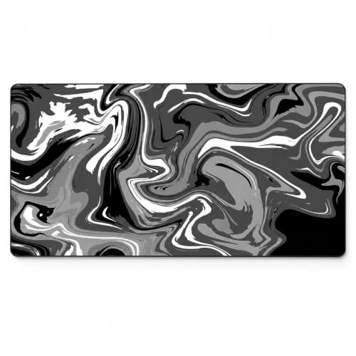 Oiieco Tapis de souris de jeu extra large 900 x 400 mm, tapis de souris avec base en caoutchouc antidérapant, tapis de bureau étendu pour bureau, maison, jeu sur ordinateur