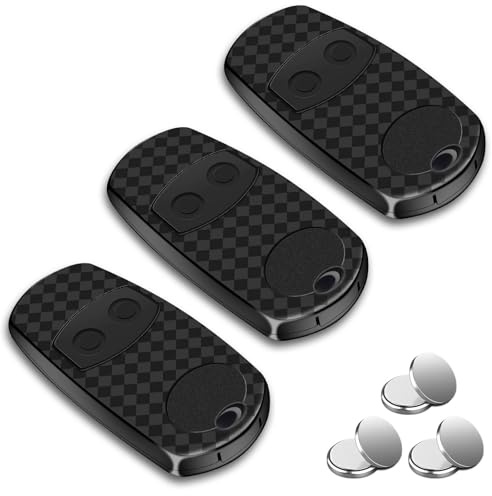 Télécommande Came 433,92 MHz, 2 Canaux Telecommande Portail Came Compatible avec Top-432EE/432EV/432NA pour Portes de Garage & Portails Automatisés, 3 Pièces