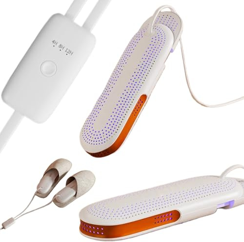 Kanoauo Asciugascarpe | Asciugacalzature Portatile per Stivali da Lavoro,Riscaldamento Uniforme Attrezzatura Antincendio con Timer per Anziani Donne Uomini Ragazzi Atleti Calcio Sci Snowboard
