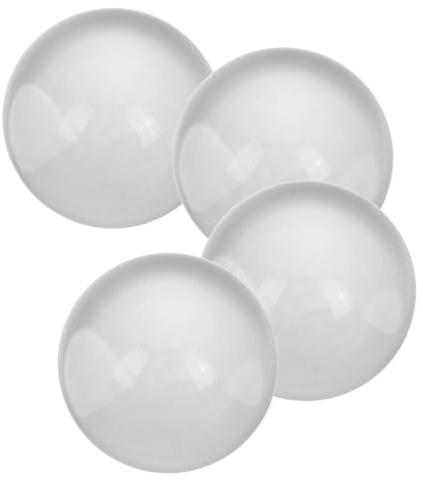 Alipis 4pezzi Sfere Decorative Trasparenti in Vetro Sfera di Cristallo per Esposizione da Tavolo Mini Globo per Decorazione Casa Ufficio