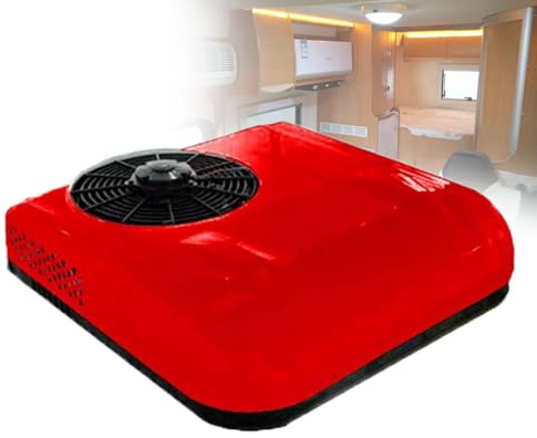 Truck Air Conditioner Split Rooftop - 12V/24V Electric Parking AC for Semi Trucks, RVs & Caravans - Low Noise, Easy Installation, Cooling Only System