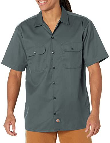 Dickies Chemise de Travail, à Manches Courtes, pour Hommes, 4X-Large Grand