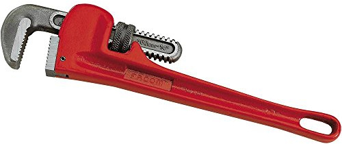 FACOM - Clé Modèle Américain - 134A.18 - Clef Plate - Outils Mécanique - Capacité 0-140mm - Corps en Fonte - Mors Fixe Interchangeable Acier Traité 55 HRc - Mâchoire Mobile en Acier Forgé