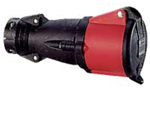 Prise mobile Hypra 63A - 3P+T - 380V~ à 415V~ caoutchouc - IP44