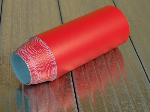 INDIGOS UG - Viperstreifen Auto Folie Oracal Streifen (klein, Rot) - 400x10cm Autoaufkleber - Racing Design - Sportstreifen - selbstklebend - Tuning Zubehör - Fahrzeug Deko - Karosseriestreifen