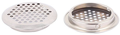 sourcing map 2 Stück Lüftungsgitter Belüftungsgitter Küche Badezimmer Waschbecken Bassin Abfluss Sieb Filter 45mm