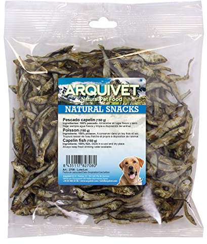 ARQUIVET 150 gr lodfisk – 100% naturliga hundsnacks – godis, godis, priser, belöningar, hundgodis – kompletterande hundmat