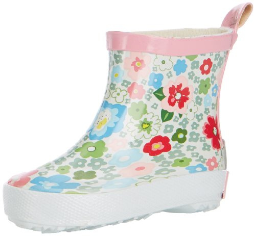 Playshoes Stivali In Gomma A Semialbero, Stivali In Gomma A Semialbero Unisex - Bambini e ragazzi, Fiori, 26 EU