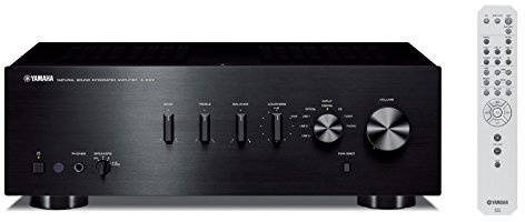 Yamaha A-S301BL Natural Sound Integrated Stereo Amplifier - Black (Renewed)