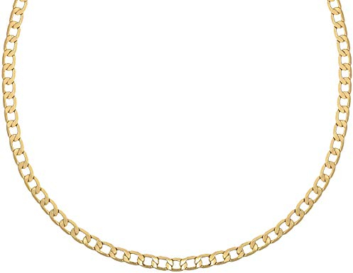 Balinco Goldkette, Rapper Gold Goldene Rapper Gangster Kette - satter Goldlook - perfekt zum Protzen beim Karneval & Fasching