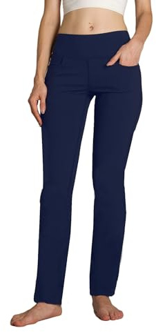 SAFORT Damen Yogahosen Gerade Geschnittene Für Yoga Jogginghose, 4 Hosentaschen Freizeithose, 160cm -182 cm