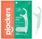 Plackers Micro Mint - Hilo dental, sabor a menta fresca, palillo de dientes plegable, súper tuffloss, fácil almacenamiento con sello seguro, 150 unidades