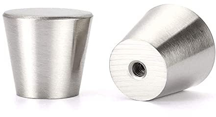 goldenwarm 15Pack Brushed Nickel Cabinet Knobs Drawer Knobs for Kitchen Cabinet Doors Drawer Pulls
