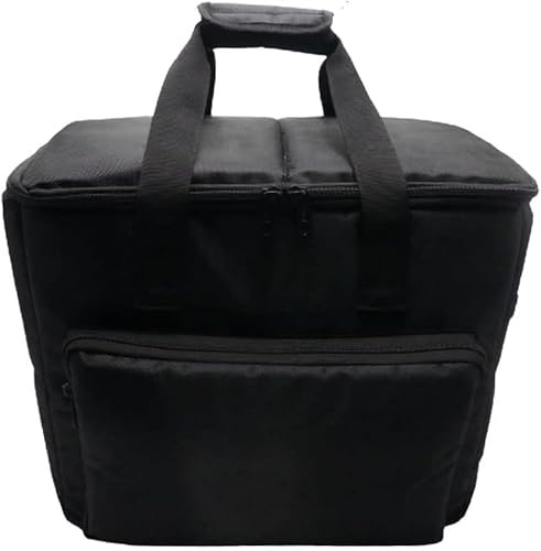 Escritorio mini ITX caso PC escritorio ordenador viaje almacenamiento bolsa para NR200 NR200P sólo, Negro 1, 15.94 * 8.66 * 13.38 inches, Viajes