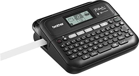 Brother P-Touch PT-D460BTVP Professioneller Büro-Etikettiergerät, Bluetooth, 18 mm, mit Transportkoffer und Netzadapter